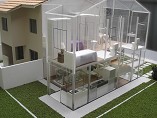 dentro da casa